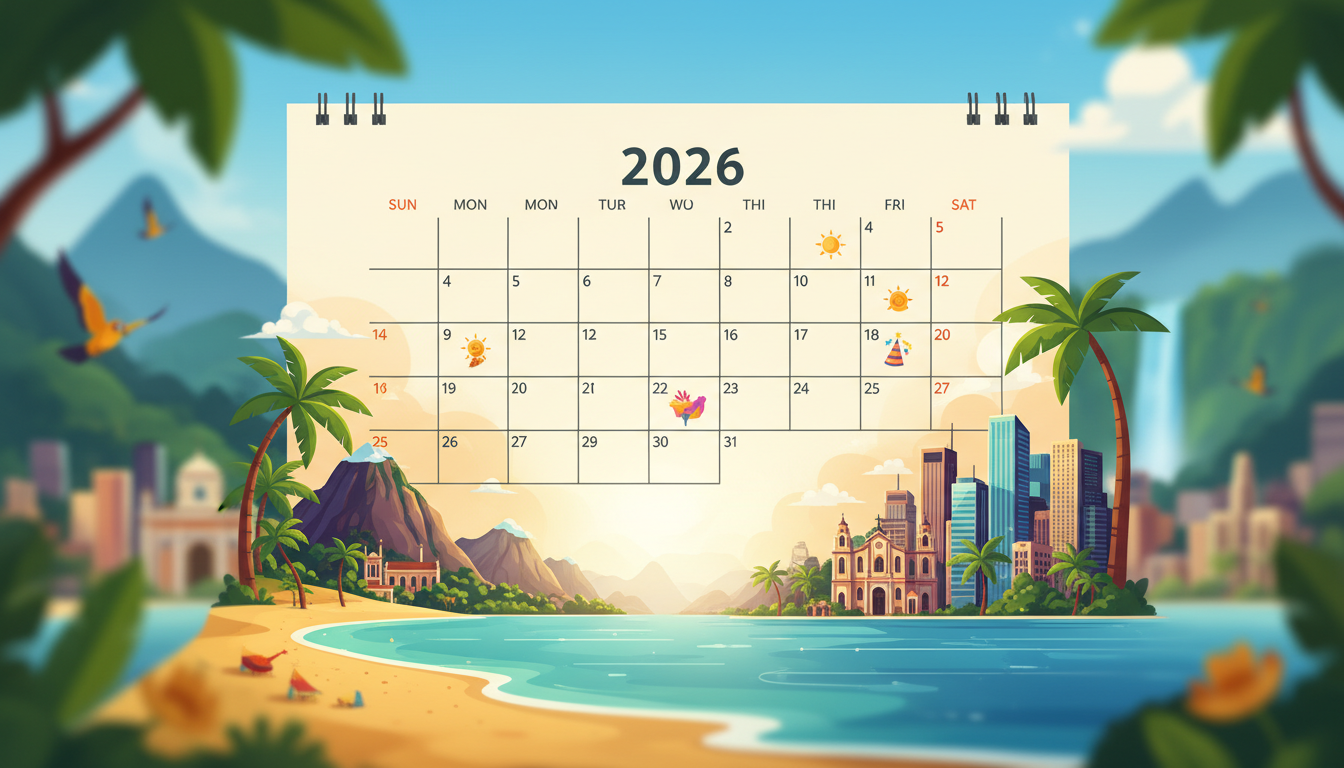 Feriadões 2026 Brasil