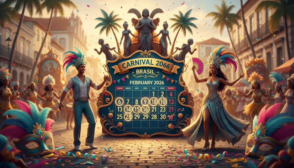 calendário do carnaval 2026 datas