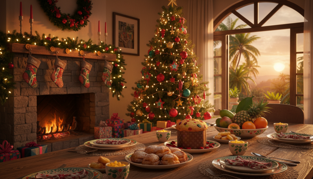 decoração natalina brasileira