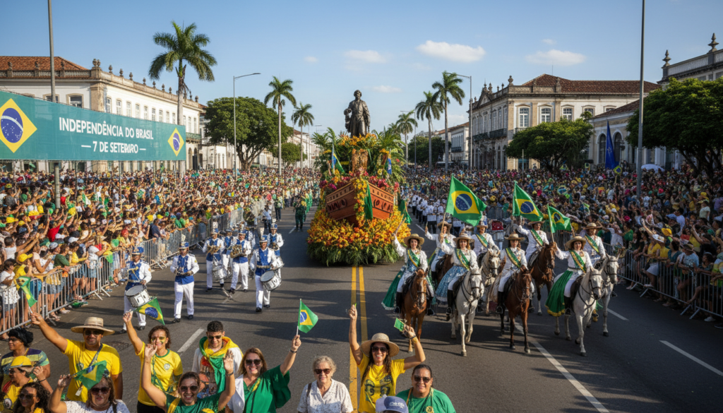 desfiles patrióticos dia independência